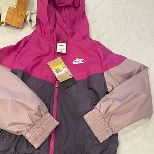 Nike Kids' Fuchsia and Charcoal Jacket